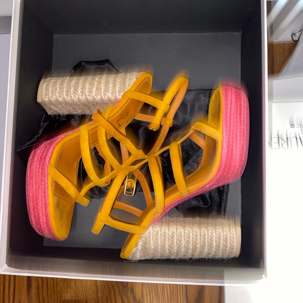 YSL Platform espadrilles size 36